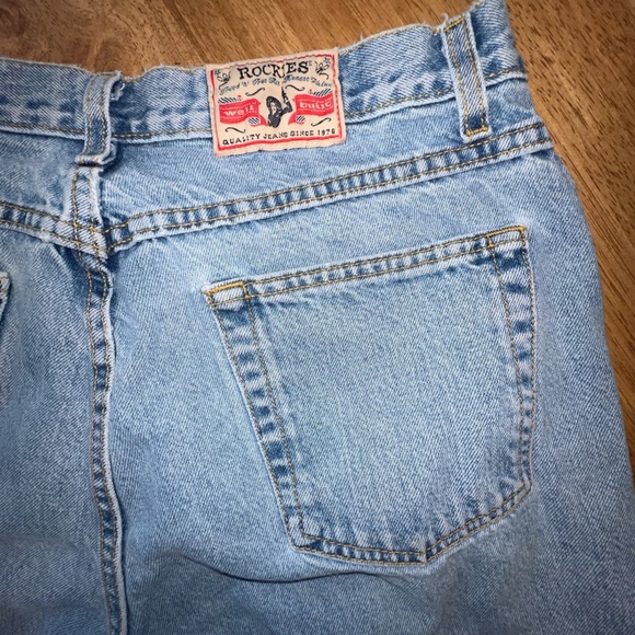 Rockies VINTAGE 90’s Womens Jeans Size 15 S Relaxed Medium Wash High Rise Jeans - Picture 6 of 8